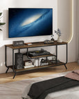 TV Cabinet With Power Socket And LED Lights ( USA ONLY + 3 TO 7 DAYS SHIPPING)