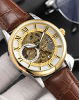 Men's Mechanical Watch Roman Scale Waterproof