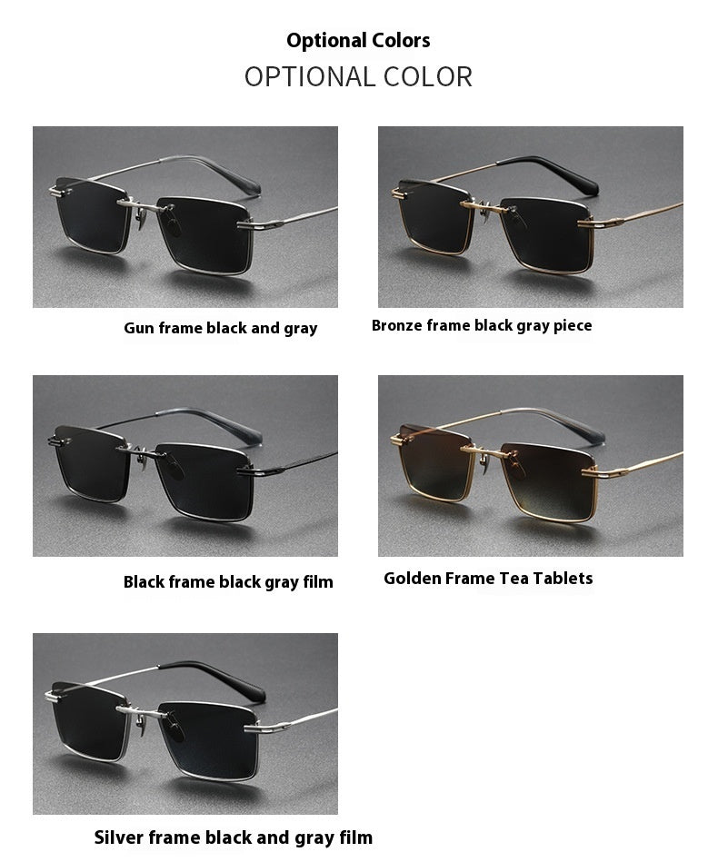 UV-proof Pure Titanium DTX416  Sunglasses For Women