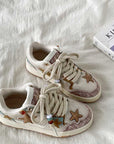 Platform Couple Casual Sneakers – Sporty White Board Shoes WOMEN