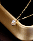 Moon Natural Pearl Necklace (3 to 7 Days shipping)