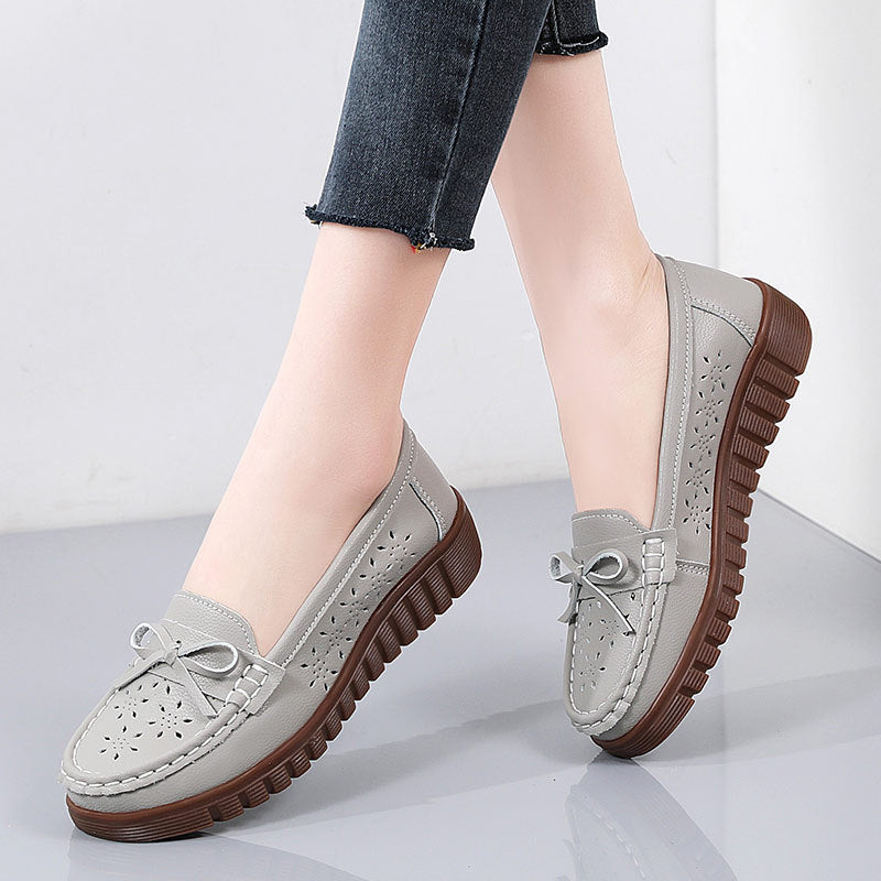 Women&#39;s Soft-soled Leather Shoes