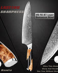 Damascus Steel Chef Knife Kitchen Professional Knives ( USA ONLY)