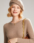 Women's Warm Thick Solid Color Cashmere Hat