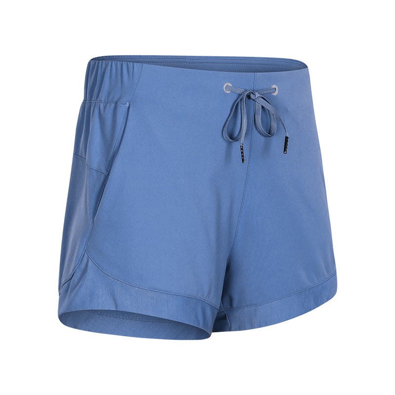 Women’s Elastic Lace-Up Track Shorts – Sporty Comfort Meets Casual Style