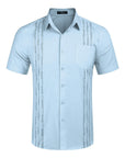 Havana Breeze: Cuban-Inspired Guayabera  MEN Shirt