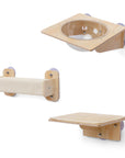 3 Pieces Of Cat Wall Furniture With Capsule Bed ( USA ONLY + 3 TO 5 DAYS SHIPPING)