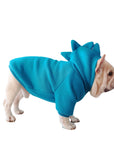 Pet Apparel Fleece Solid Color Hoodie