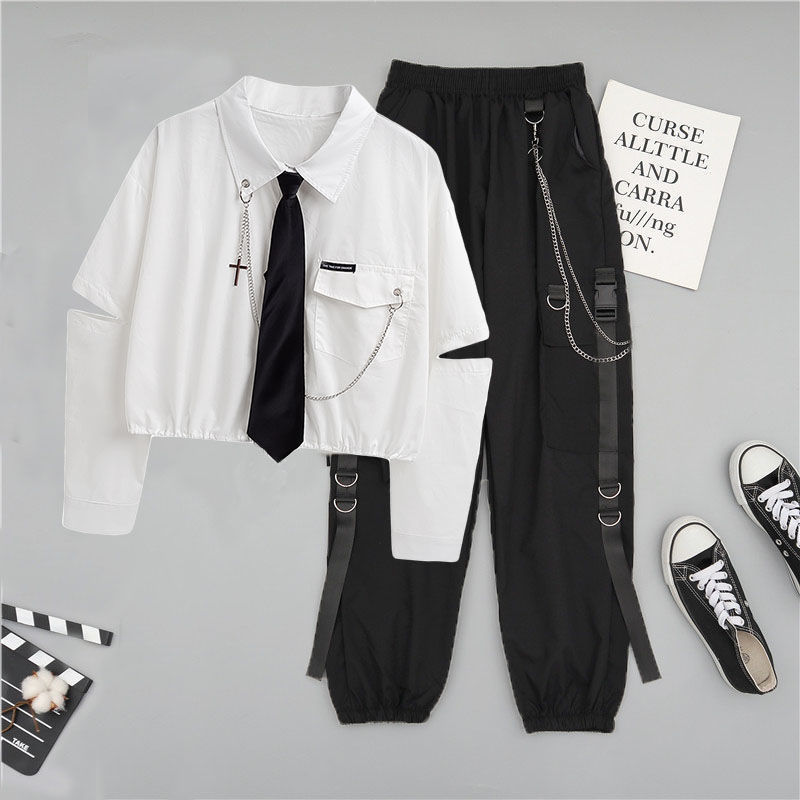 Women&#39;s Shirt &amp; Trouser Set - Princess Sleeve Two-Piece
