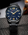 Men's Business Quartz Steel Belt Watch