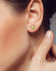 Natural Peridot Earrings