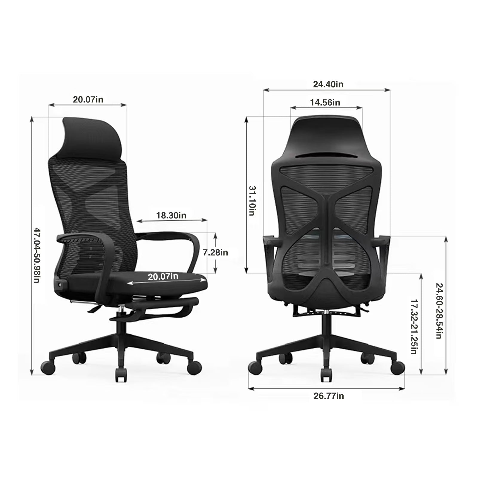 Ergonomic Office Chair ( USA ONLY + 3 TO 5  DAYS SHIPPING)