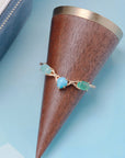 925 Silver Natural Turquoise Agate Ring For Women