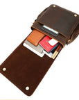 Men’s Genuine Horse Leather Crossbody Bag – Horse Leather Shoulder Bag