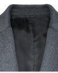 Men’s Woolen Slim-Fit Trench Coat – Classic Tailored Wool Overcoat