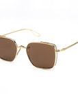 Metal Frame UV-proof Sunglasses