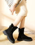 Trade Cotton-padded Shoes Fur Snow Boots Fleece-lined Casual Martin