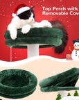 33 Inch Christmas Style Cat Climbing Frame  ( USA ONLY + 3 TO 5 DAYS SHIPPING)