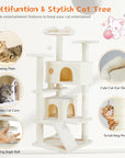 Multi Functional Cat Treehouse Cat Climbing Frame ( USA ONLY + 3 TO 5 DAYS SHIPPING)