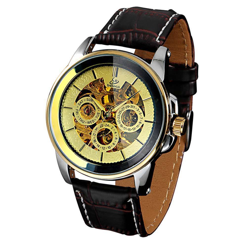 Men&#39;s Fashion Hollowed-out Automatic Mechanical Watch