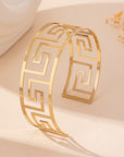 Geometric Loop Collar Earrings Ring Bracelet Women's Jewelry Fashion Suit
