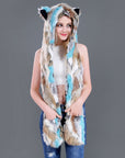 Cartoon Animal Hat Scarf Glove One