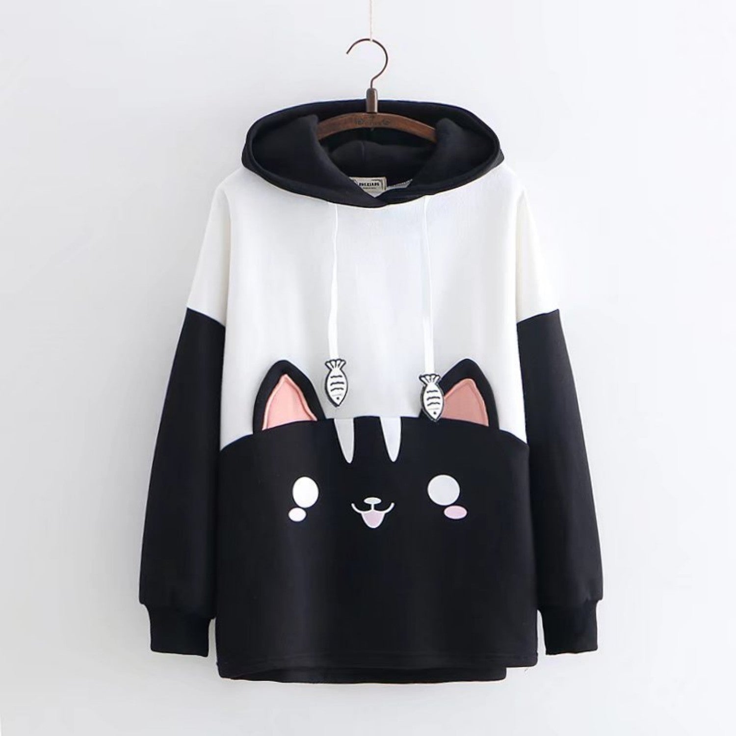 Women’s Forest Fleece Hoodie – Cozy Autumn &amp; Winter Cartoon Style