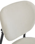 Upholstered Dining Chairs With Metal Legs  Set Of 2,Beige ( USA ONLY + 3 TO 5 DAYS SHIPPING)