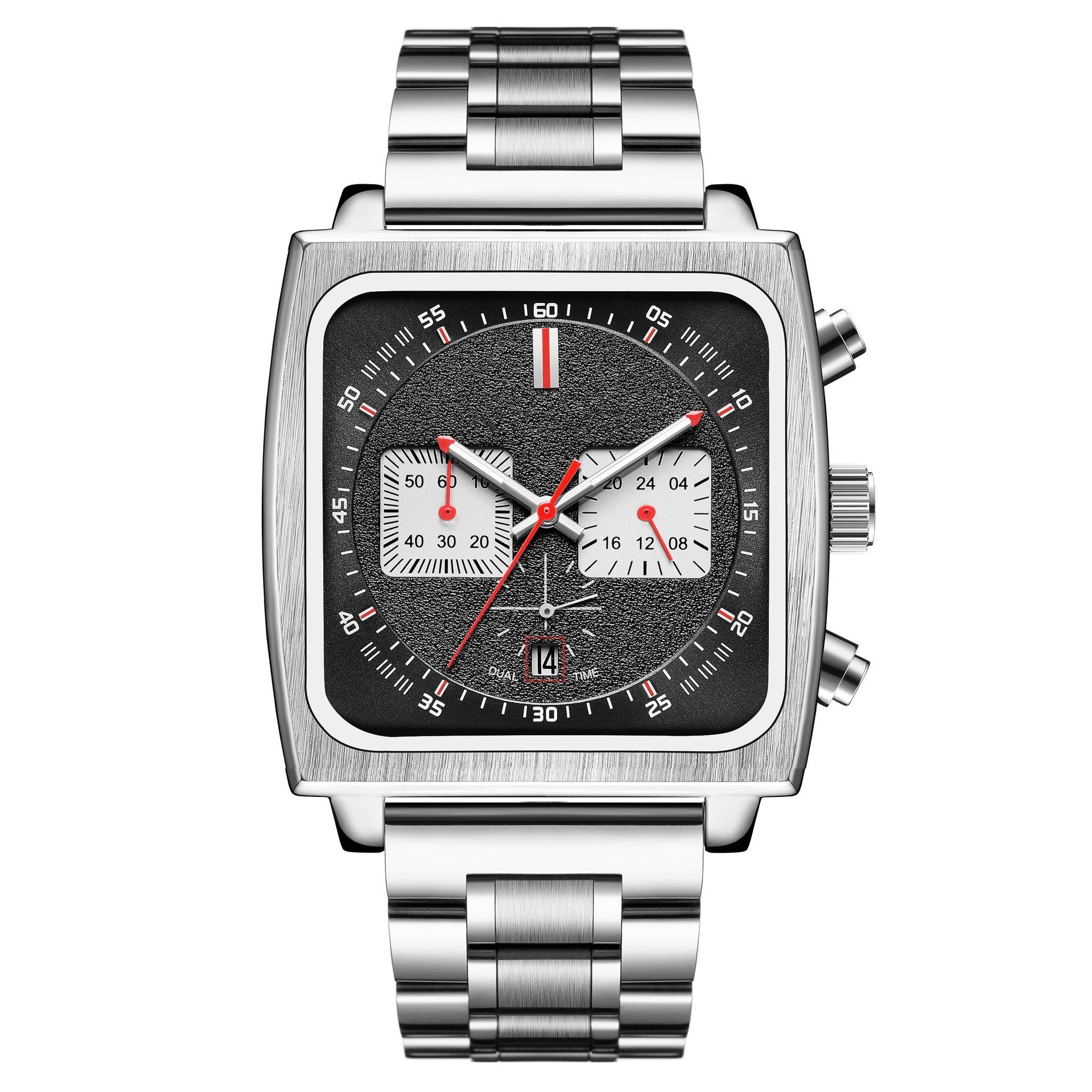 Business Men&#39;s Square Multi-function Watch