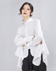 Women's cotton Loose Long Sleeve Shirt