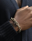 Bracelet Hip-Hop en acier titane – Street Luxe Essential