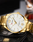 Men's Business Quartz Steel Belt Watch