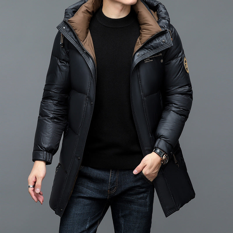 Men&#39;s Duck Down Warm Thick Coat