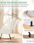 Teddy Fabric Gliding Rocking Chair ( USA ONLY + 3 TO 5 DAYS SHIPPING)