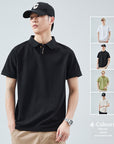 Lapel Polo Shirt Men's