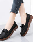 Summer Leather Breathable Women's Soft-soled Leather Shoes (3 to 7 days shipping)