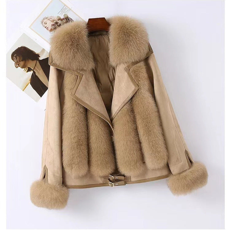 Fur Women&#39;s Fur Imitation Fox Fur Jacket