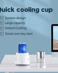 Portable Fast Cooling Cup Electronic Refrigeration Cooler for Beer Wine Beverage Mini Electric Drink Cooler Cup Instant Cooling