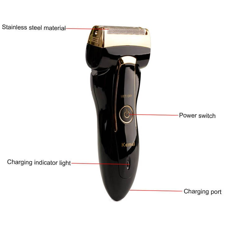 Reciprocating electric shaver