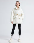 Plus Size Women's Mid-length  Cotton coat