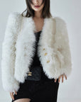 Lamb Wool Coat Women's