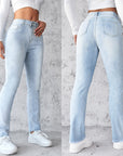 Women’s Slim Straight Jeans – Effortless Everyday Elegance