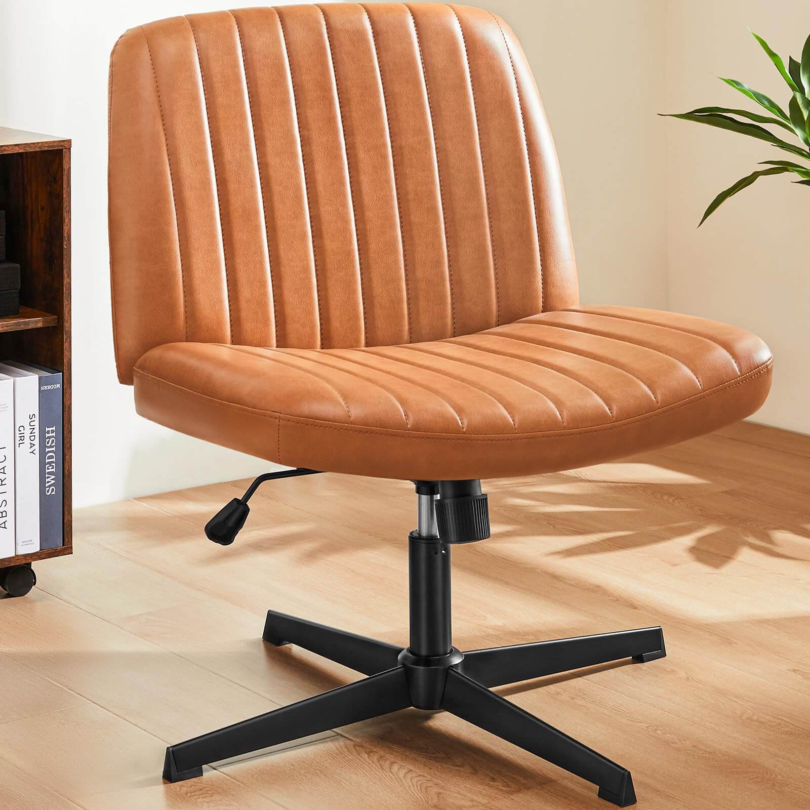 Cross-Legged Chair,No Wheels Armless Swivel Home Office Chair * ( USA ONLY 3 TO 5 DAYS SHIPPING)