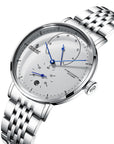 Men Automatic Mechanical Watch – MIYOTA Japan Movement 43mm Business Stainless Steel Waterproof Wristwatch