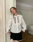 Lace White Shirt For Women