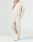 Sweater Suit Casual Top Lapel Pullover Zip-up Shirt MEN