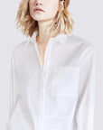 Slim Professional Loose White Shirt Women