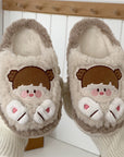 Lovers Cute Cartoon Cotton Slippers Men And Women