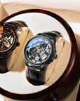 Automatic Mechanical Leather Hollow Men's Watch  Waterproof