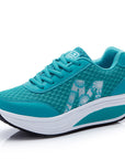 women Mesh sponge cake rocking shoes